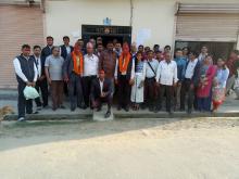 ओमसतिया गाउँपालिकाका पुर्ब प्रशासकीय अधिकृत शिवलाल भण्डारी र नायब सुब्बा अच्युत भट्टराई ज्यु हरु को बिदाई कार्यक्रमका केहि झलक 